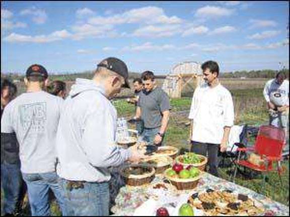 Chef shares his bounty with farm family that supplies him