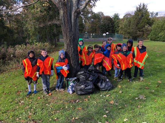 Cub Scout Pack 295 cleans area parks