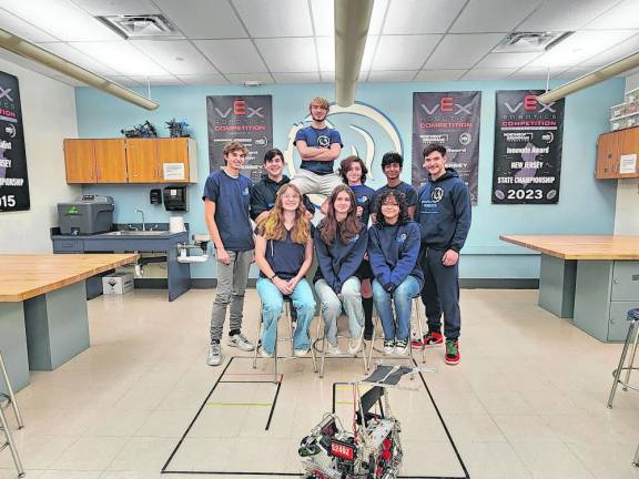 The Sparta High School robotics team 5249 Z lost in the quarterfinals of the VEX Robotics Competition’s state championships. (Photo provided)
