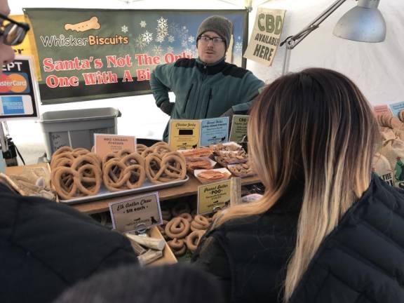Whiskers Biscuits at the 2019 Lake Mohawk German Christmas Market