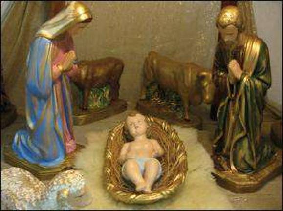 International Nativity Collection displayed at ISD