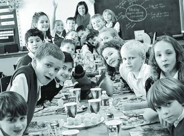 Tatianna Altamirano and her second grade class, from left, Carmelo DiTomasso, Michael Favichia, Maia Albuquerque, Christian Marlin, Charles Hooey, Ashley Ingoglia, William Carrier, Olivia Barr, Justin Holly, Wesley Taylor, Hannah Streicher, Matthew Doherty, Kylie O&#x2019;Malley, Grace Stock, Brady Ryan, Chloe Rudloff and Daniel Devine.