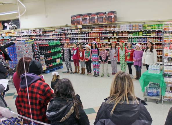 Troop 6255 brings cheer to shoppers