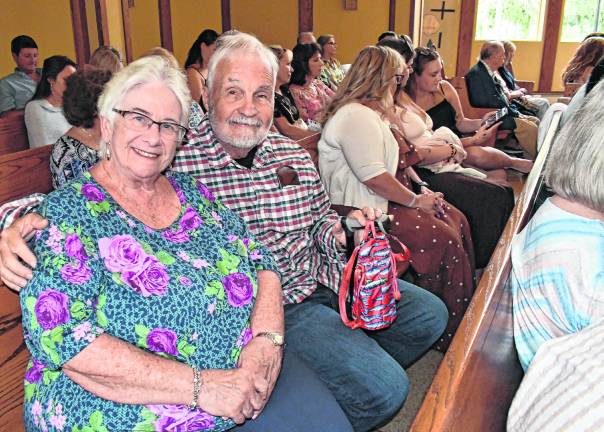Charleen and Charles Ayerle of Newton pose for a photo.
