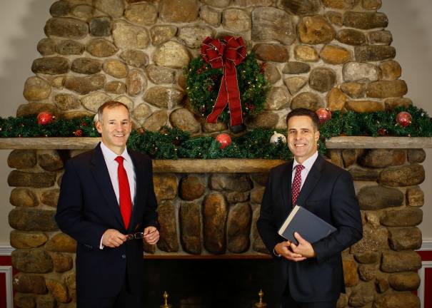 Attorneys Bill Askin and Todd Hooker at their new Sparta office.
