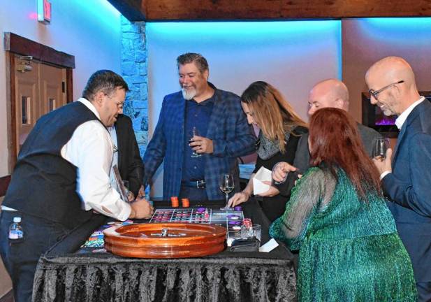 The third annual Casino Night Gala on Thursday, Oct. 17 benefits the Sparta Benevolent Society, which supports local schools, businesses, sports, and wellness and educational projects. (Photos by Maria Kovic)