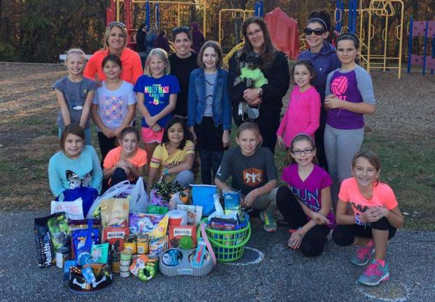 GOTR team from Helen Morgan School last year, having donated and collected supplies for OSCAR. Photo provided