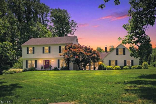 Sparta colonial features classic den, outdoor oasis
