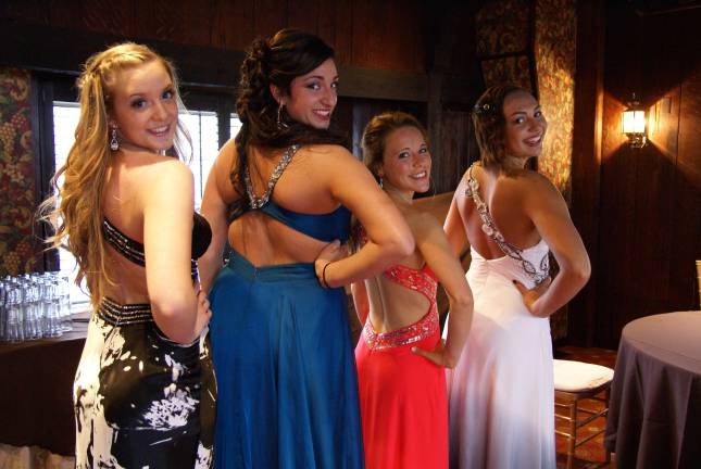 Genevieve McDonough, Breanna Vitolo, Claire Romine, and Holly Rudel.