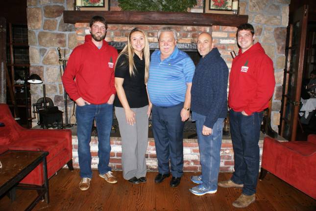 From left; Anthony Cerbo, Cassie Kowalchuk, Eric Nielson, Steve Scro, and Tyler Cerbo