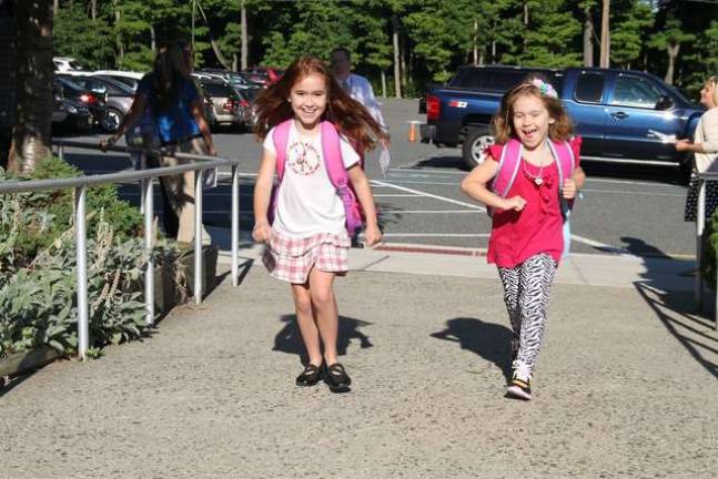 Nico (2nd grade) and Adeline (1st grade) Harris.