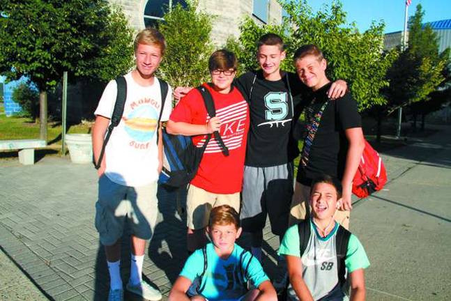 Beck Gozdenovich, Issac Anderson, Tyler Kilby, Alex Podolski, Tucker Hastings, JD Macones, who are all starting 8th grade.