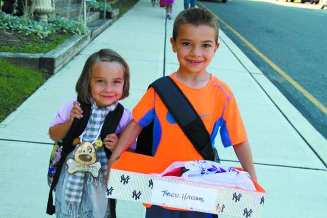Sierra Harms, Kindergarten and big brother Tyler Harms, 2nd Grade.