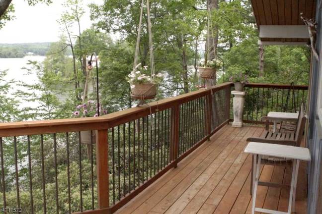 Lake views from wrap-around deck