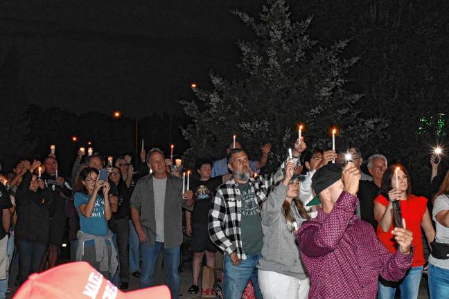Photos: Vigil for Charlie Kirk
