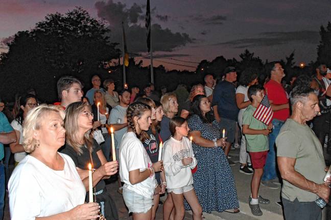 Photos: Vigil for Charlie Kirk
