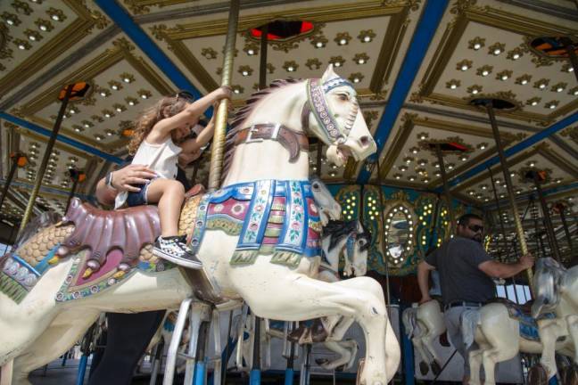 The merry-go-round. (Photo by John Hester)