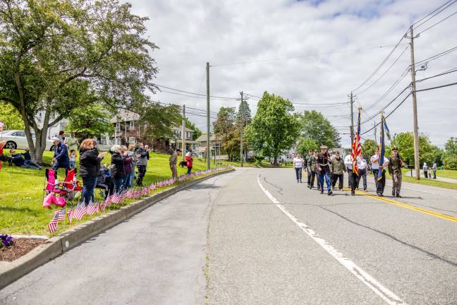 Spectaors came out to support the Monroe Memorial Day Parade 2025. Photo by Sammie Finch
