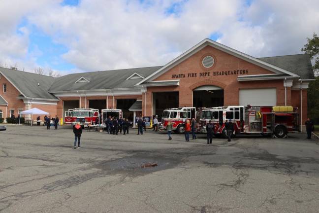 The Sparta Township Fire Department holds its second annual open house Sunday, Oct. 15. The department is celebrating its 100th anniversary this year.