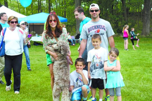 The Sakowski Family, Jen, Shelby, Jack, John and Sadie.