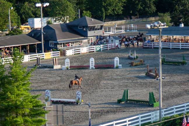 <b>New permanent box seating is available at the horse show. (File photo by Samantha Finch)</b>