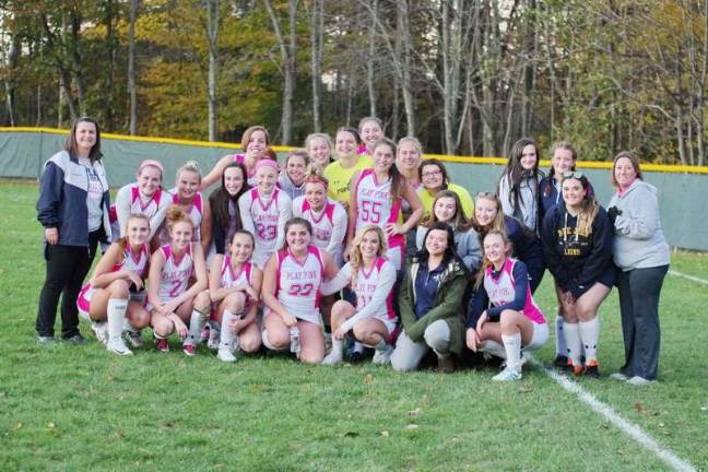 Play for Pink: High Point Regional High School defeats Pope John XXIII Regional