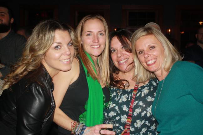 Terri Ramieri, widow of Mike Ramieri with friends. From left: Caroline Allias, Terri Ramieri, Gabby Ciufo, Sue Goldberg at Mohawk House.