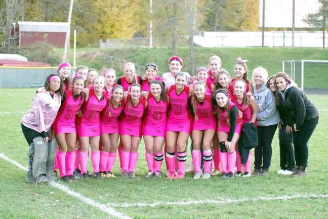 Play for Pink: High Point Regional High School defeats Pope John XXIII Regional