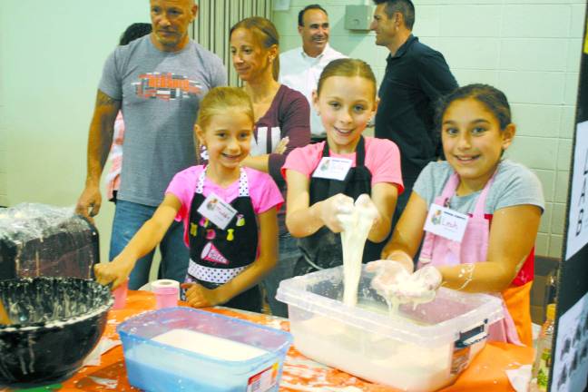 Pictured left to right is Maddie Powell, Julia Lengen and Leah Moore.