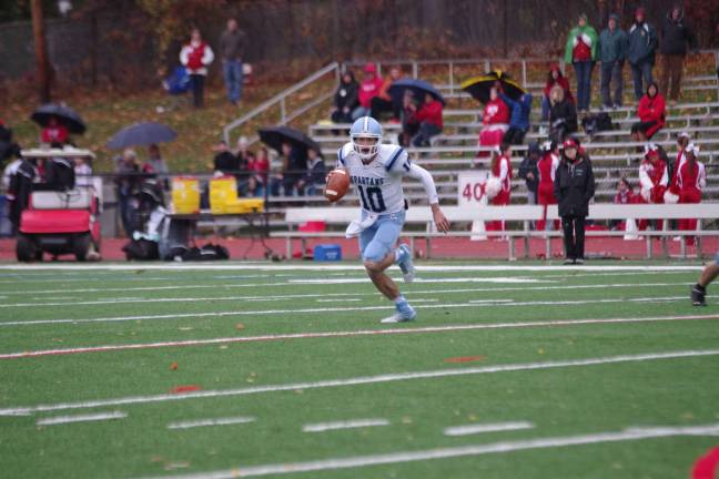 Sparta quarterback Anthony Argula hopes to lead the Spartans to their second straight championship. The senior has thrown for 37 touchdowns and over 2,400 yards in his senior season. photos by george leroy hunter