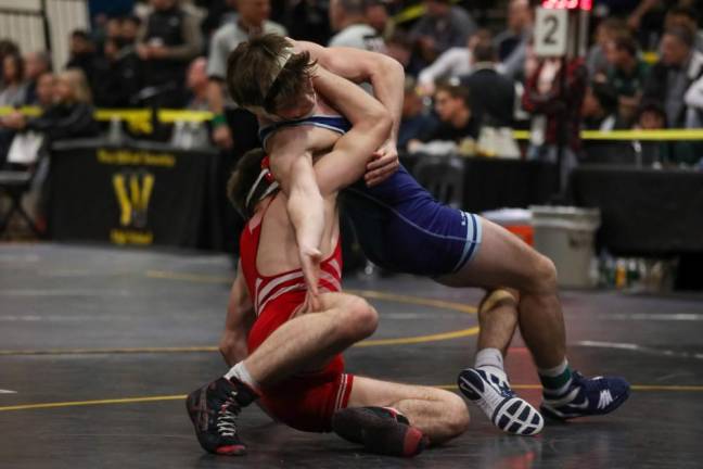 Garret Stewart calmly and methodically wrestles his way to the 2020 State Championships.