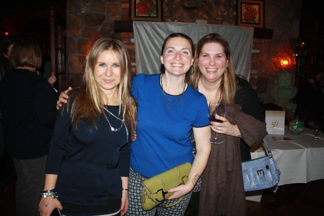 Hilltop parents Bozena Diaz, Sara Werner and Stacey Gibson enjoying The Nerds at Mohawk House.
