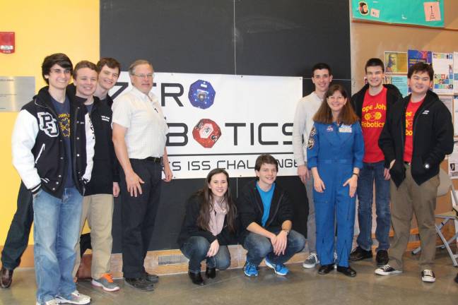 Christian Bouwense, Evan Vengen, Tristan O&#x2019;Neill, Coach Steve Pendergrast, Isabel Murdock, Keith Johnson, Hilly Paige, Astronaut Catherine &#x201c;Cady&#x201d; Coleman, William Wartman, and Robin Zuo.