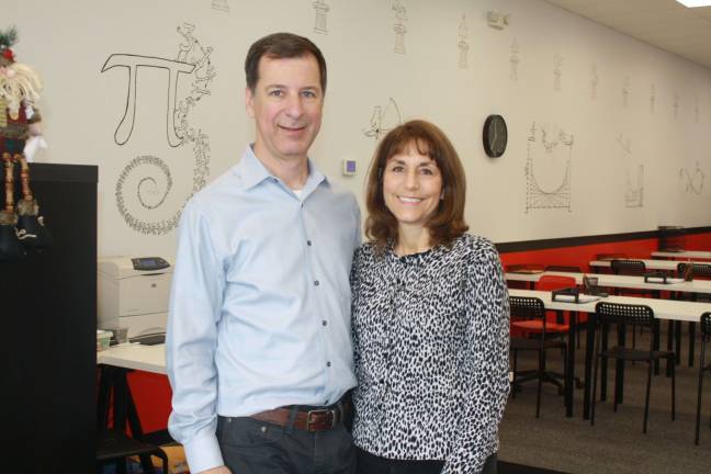 Ray and Mary Muller turned their love of math into a new business, Mathnasium. photos by Rose Sgarlato