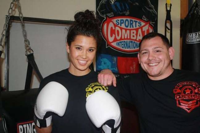 Kathleen Paiva and Garrett Goldsberry.