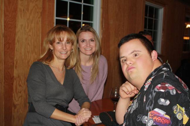 Susan Hearn, Melissa Stevens and Tyler Hearn supporting Life with Joy Inc.