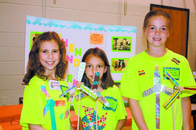 Pictured left to right are Ainsley Mitchell, Emily Harms and Brynn McCurry.