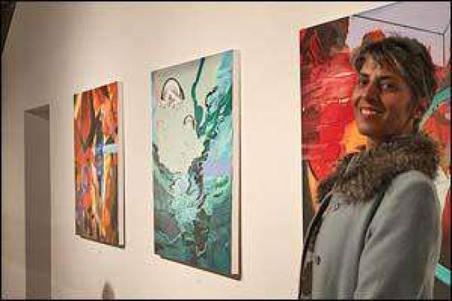 SCCC professor's work featured in gallery