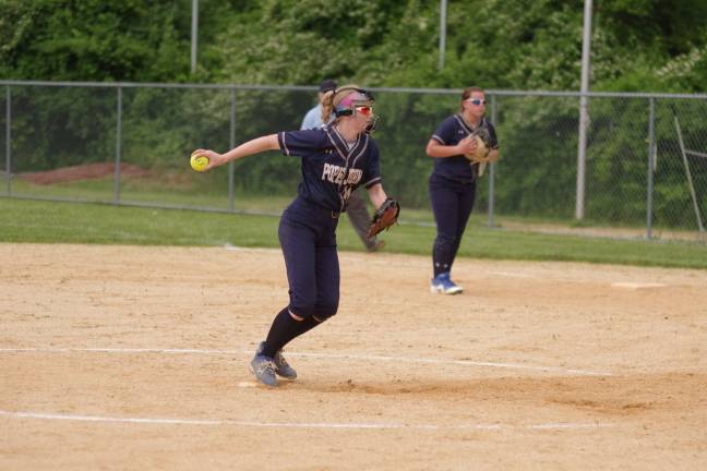 Pope John pitcher Maddie Sacchiero threw for seven innings, notched five strikeouts, took the loss.