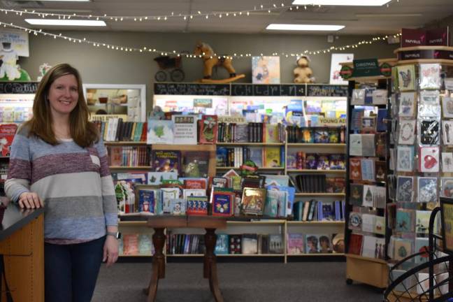 Jennifer Carlson, who bought Sparta Books in Sparta, NJ in August 2021.