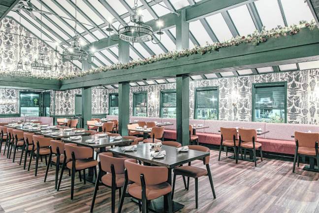 The dining room is shown.