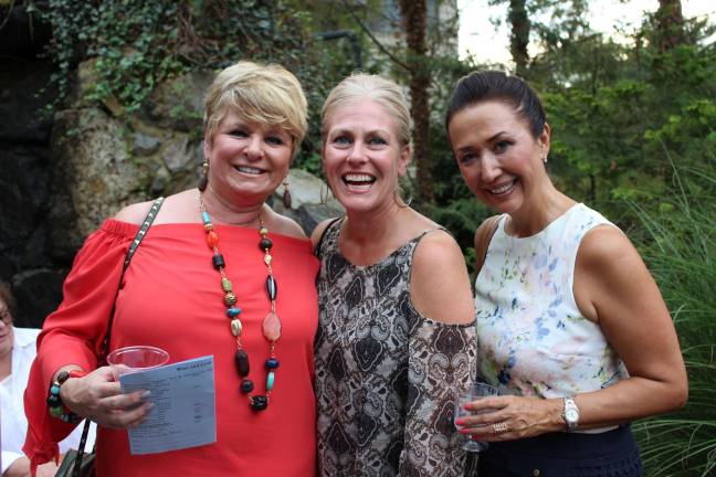 Support the Sparta Education Foundation at the Wine/Beer Tasting-Food Pairing event on Sunday, September 24. Contact Danielle Dykstra at 862-268-5586 or danielledykstra@icloud.com for more information. Kelly Bonventre, Beth Farrell and Melissa Chin enjoyed the SEF Wine Tasting in 2016.