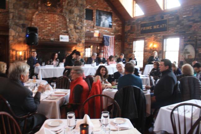 Municipal, county and state officials gathered earlier this month at Mohawk House for a meeting of the Sussex County League of Municipalities Photo by Rose Sgarlato