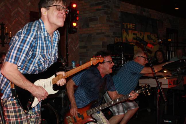 The Nerds rock out at the Mohawk House last week.