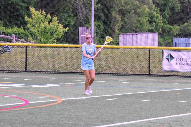Sparta's Kaitlyn Peters made two assists.