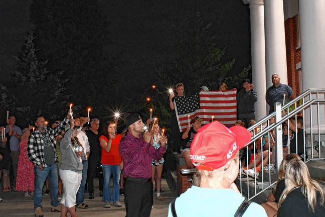 Photos: Vigil for Charlie Kirk