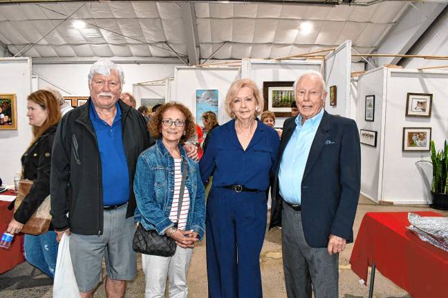 <b>Clark and Allyn Perry of Frankford, Rita Joyce of Sparta and Robert Nicholson of Sparta.</b>
