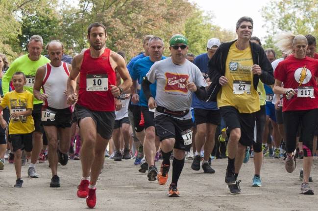 Start of last year's run. This year's takes place on Sept. 22 in Kittatinny Valley State Park Photo provided