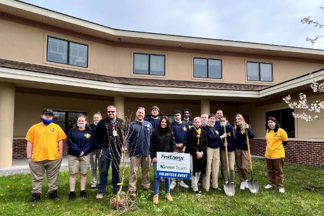 FirstEnergy Corporation donated 25 fruit trees to The Food Project at Project Self-Sufficiency.