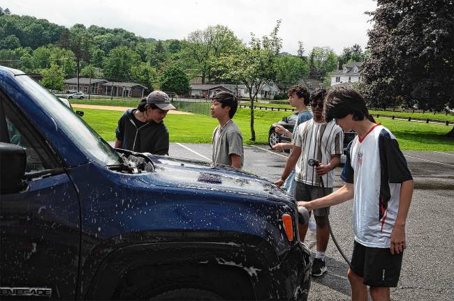 Sparta. Car wash fundraiser